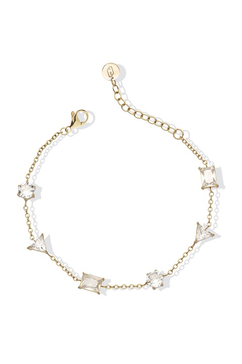 Liu Jo, Bratara de otel inoxidabil cu cristale, Auriu