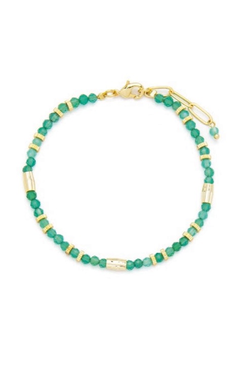 Liu Jo, Bratara cu cristale, Auriu, Verde persan