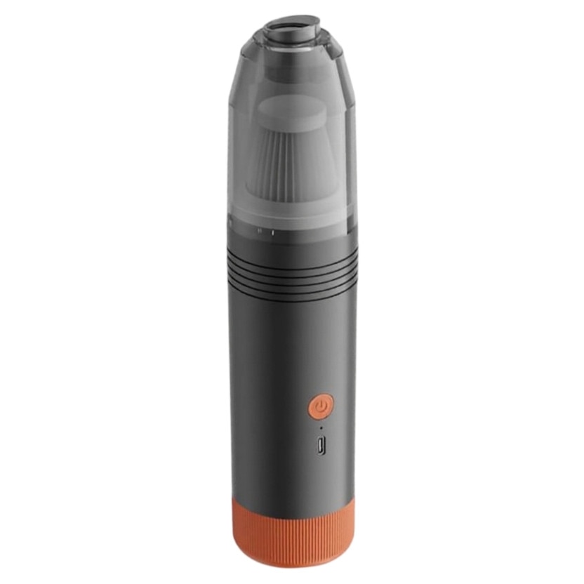 Mini aspirator cu acumulator, 150 ml rezervor, 78 W putere, 450 g greutate, 15 min. autonomie