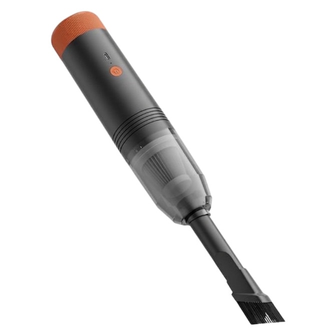 Mini aspirator cu acumulator, 150 ml rezervor, 78 W putere, 450 g greutate, 15 min. autonomie