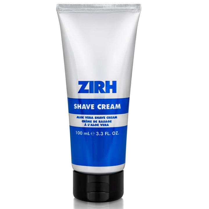Crema de ras, Zirh, Aloe Vera, 100 ml, pentru piele sensibila, barbati