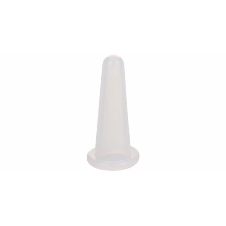 Merco Taper masszázs eszköz, kúpos szilikon higroszkópos tartály, 8x3cm, arcra