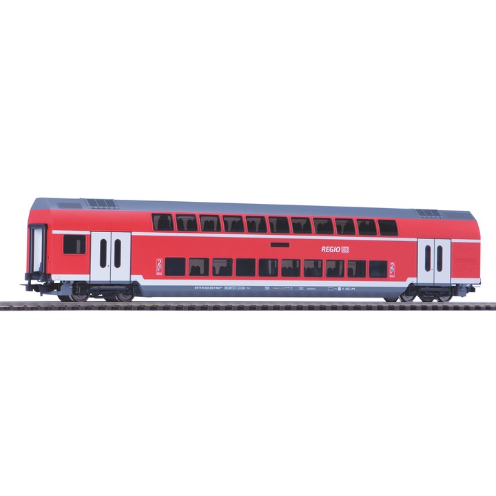 Vagon etajat DB Regio clasa 2, DB, Piko, H0, 58803, rosu, 268 mm