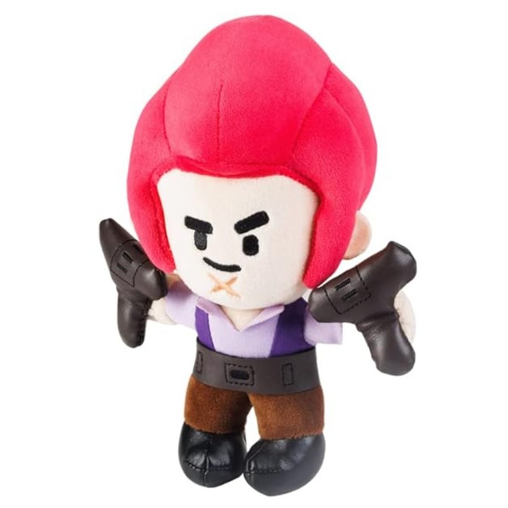 Mascota Brawl Stars Colt, 17 cm, roșu, jucărie de pluș