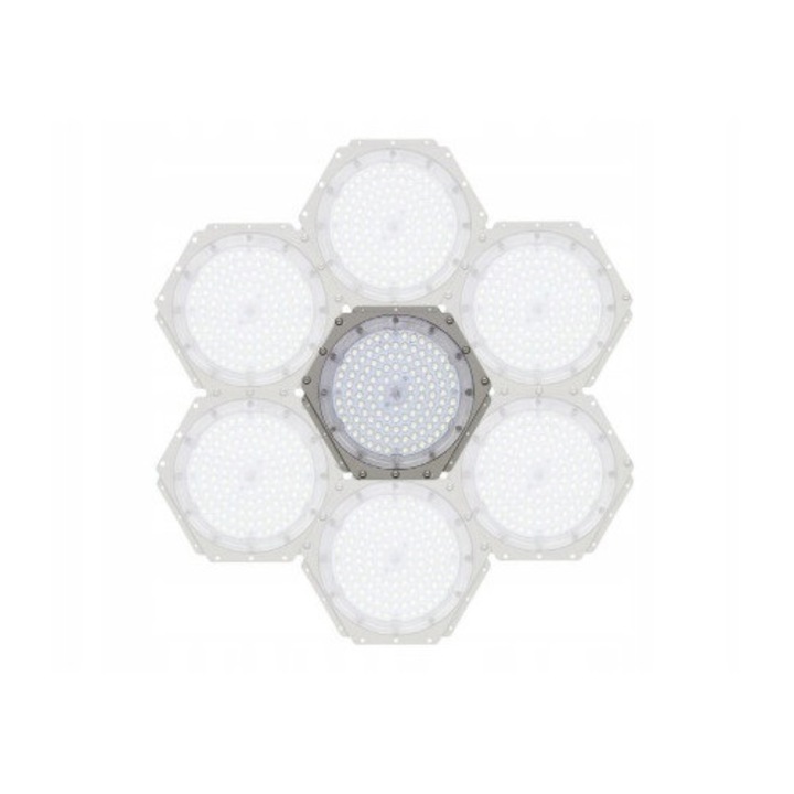Lampa industriala Tayama COMPOSITE HIGH-BAY modulara 120W, 13200lm, gri, 401x36mm