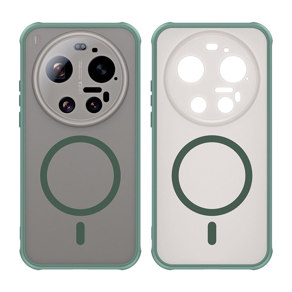 Husa pentru Xiaomi 17 Ultra Daden® HaloFrost, MagSafe, Antisoc, Calitate Premium, Verde