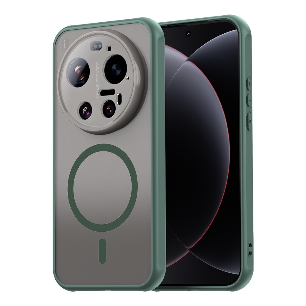 Husa pentru Xiaomi 17 Ultra Daden® HaloFrost, MagSafe, Antisoc, Calitate Premium, Verde