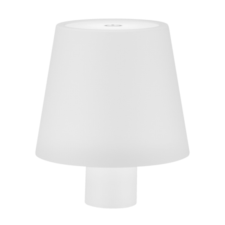 Lampa de masa pentru sticla LED reincarcabila, RGB Intensitate reglabila 11xh13cm 3W culoare alba