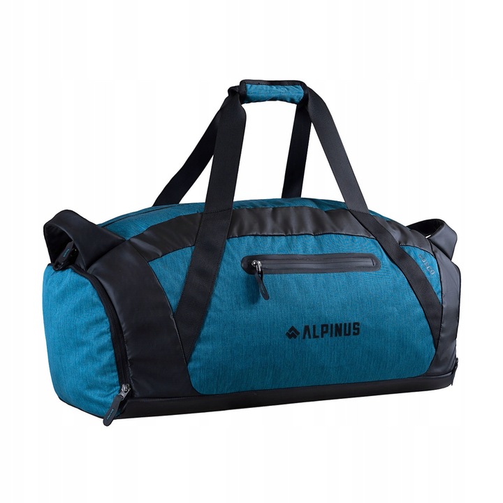 Geanta de voiaj Alpinus Cusco, 45L, verde/maritim, 3 buzunare externe, material rezistent