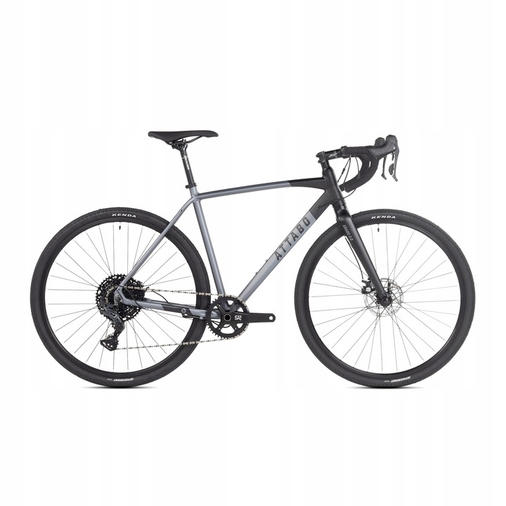 Чакъл велосипед ATTABO GRADO 2.0, 10 скорости, 28", сив, 56 см
