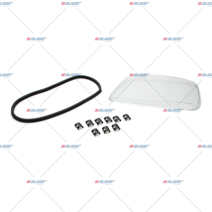 Geam far Auger pentru Mercedes-Benz Actros MP2/MP3, MP4/MP5, sticlă, 2000-2026