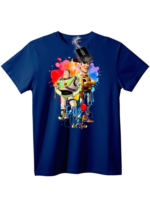 Tricou Toy Story Buzz & Woody, Bleumarin