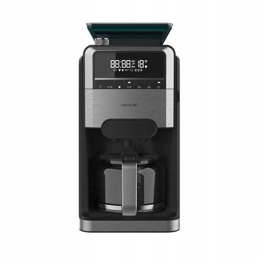 Ekspres Przelewowy Cecotec Coffee 66 Grind & Brew, Mlyn 1400W, 1.5l, 7 niveluri mlenie, inox