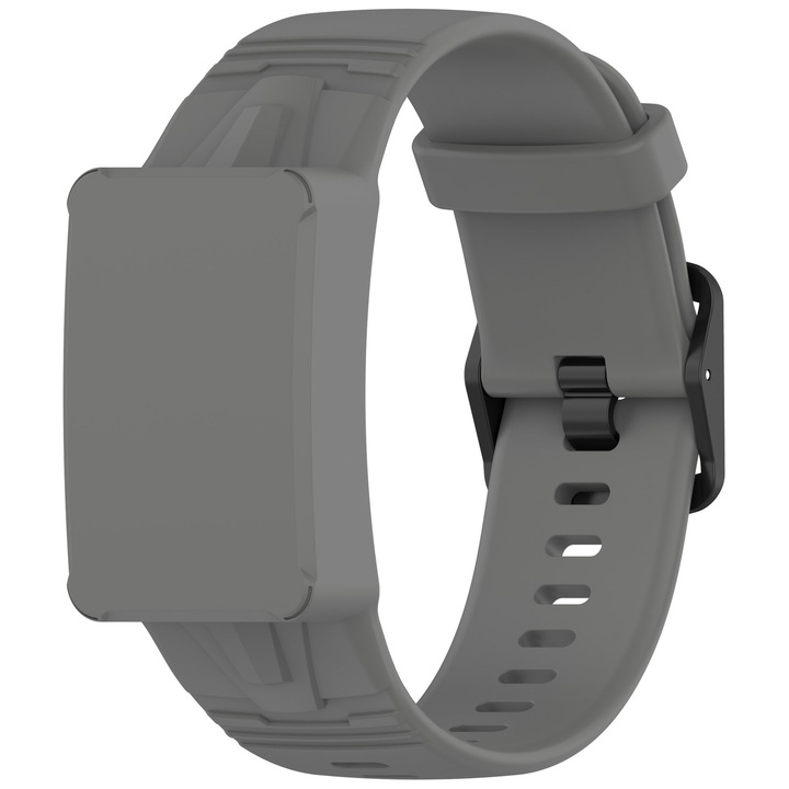 Силиконова каишка за WHOOP 5.0 / 4.0 / 3.0, съвместима с LIFE MG, PEAK, One, сива