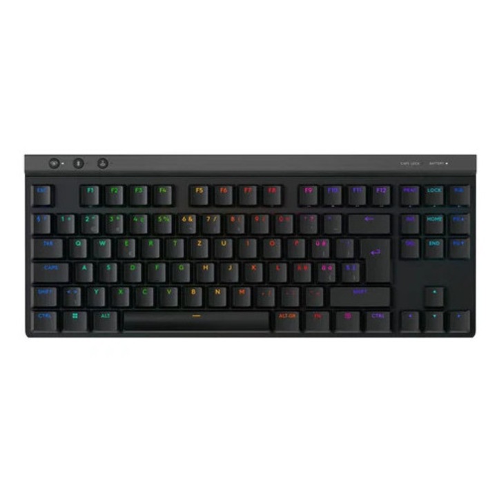 Tastatură laptop Logitech G515 LIGHTSPEED TKL, neagră, fără fir