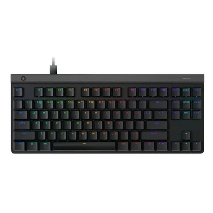 Tastatură laptop Logitech G515 TKL, neagră, iluminare RGB, compactă