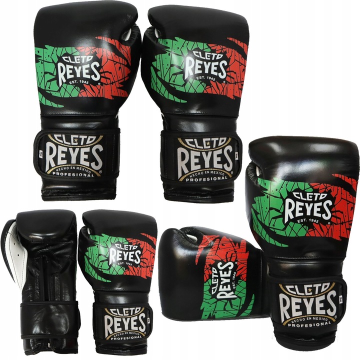 Cleto Reyes Mexikói Sparring Boxkesztyű, fehér, 12 oz, edzőszett