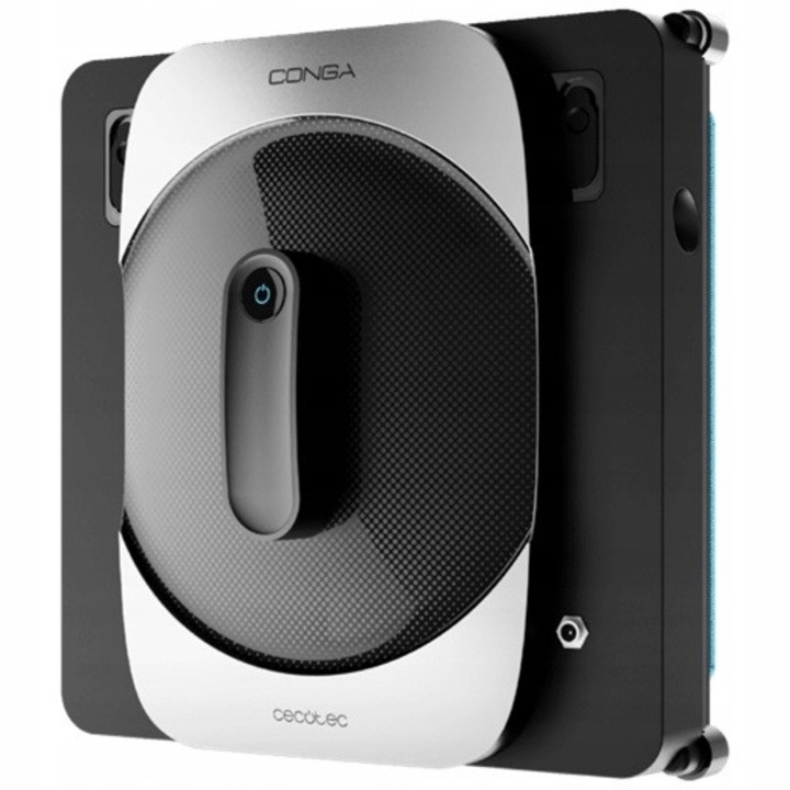 Робот за почистване на прозорци Conga Windroid 1290, 5 автоматични програми, система DoubleSpray, 245x245x90 мм, 1.95 кг