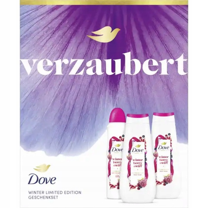 Set geluri de dus 2x Dove, antiperspirant, alb, 250ml