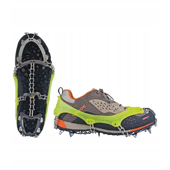 Raczki turistica Edelrid Spiderpick II, 10 dinti, opasa siliconica, dimensiune S