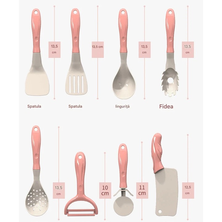 Set Bucatarie de Jucarie 94 piese – Ustensile si Alimente pentru Copii, Mini Bucatarie Interactiva, Accesorii Incluse