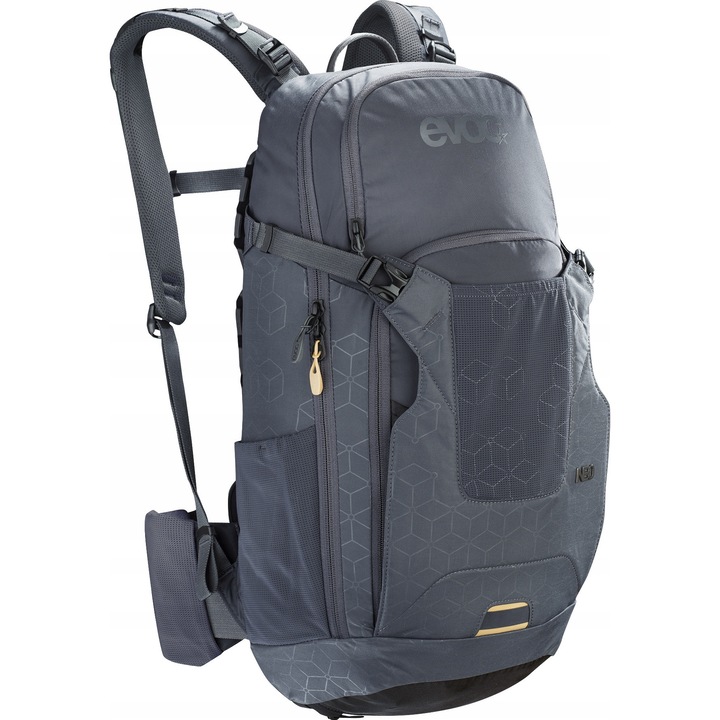 Rucsac EVOC Neo 16l, carbon grey, 27x52x11cm, protectie spate AIRSHIELD, ventilare 360