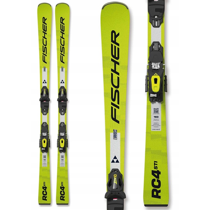 Fischer RC4 STI TPR sílécek, sárga, 156 cm