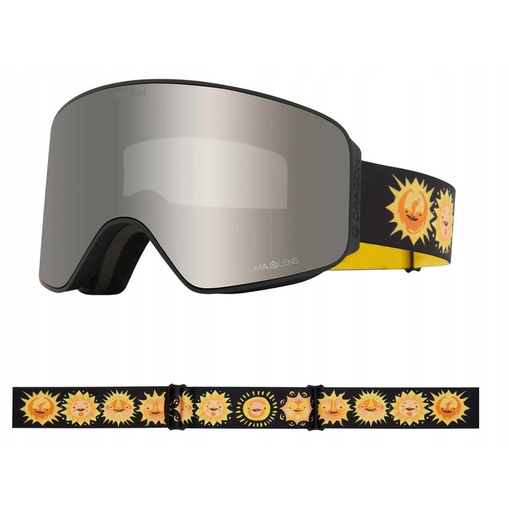 Ochelari de schi Dragon NFX MAG OTG, 2 lentile, unisex, multicolor