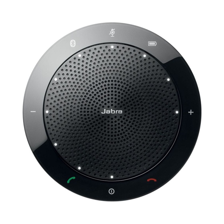 Jabra SPEAK 510 telekonferencia rendszer, Bluetooth, 10W, körsugárzó mikrofon, 30m, fekete
