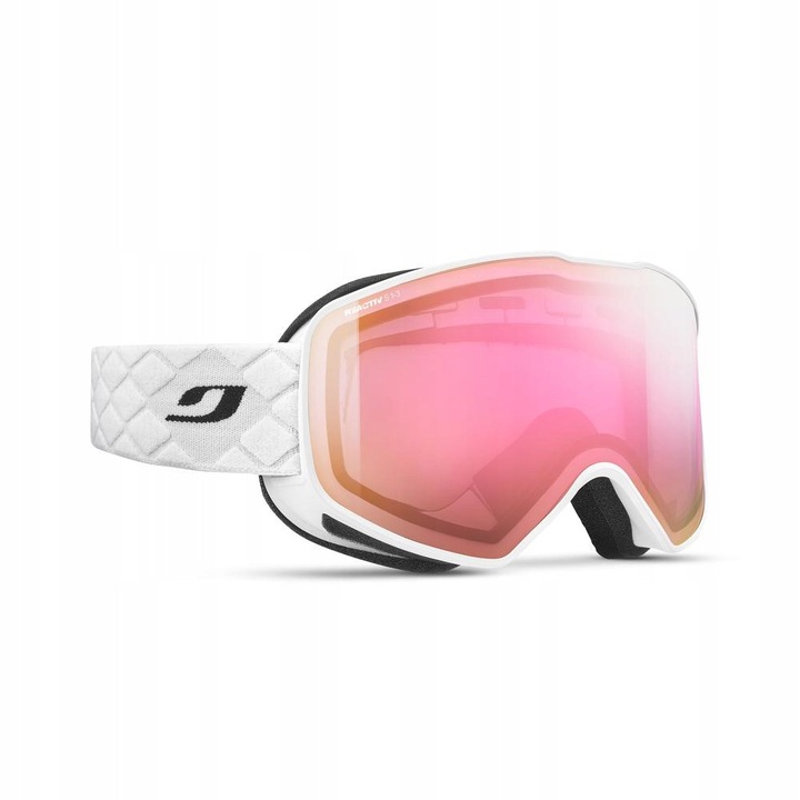 Gogle narciarskie Julbo Cyclon, fotochromatice, alb/roz, L