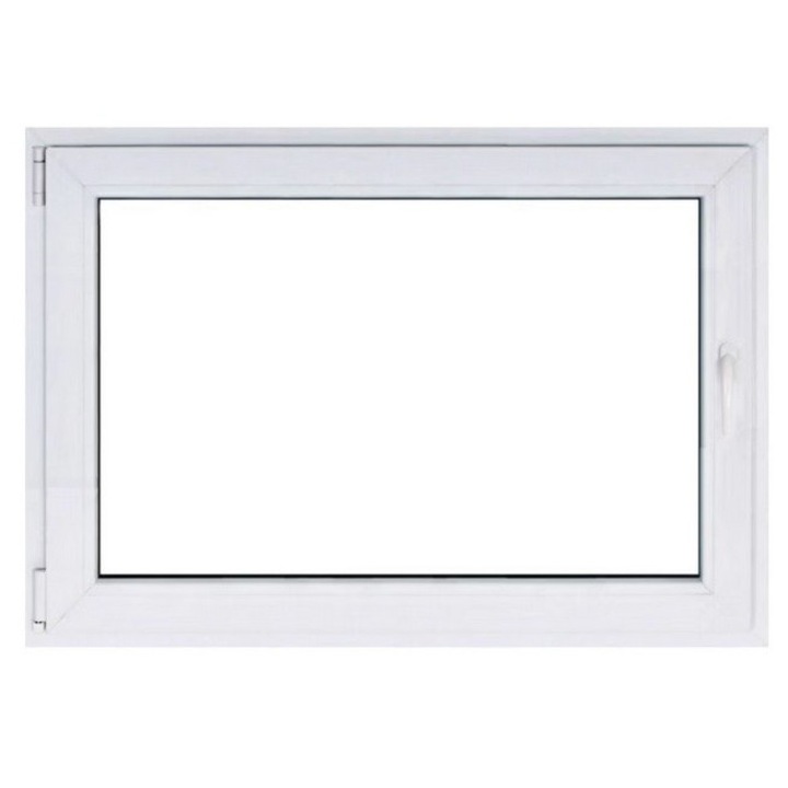 Fereastra PVC, 4 Camere, Alb, Sticla Low-E, Simpla deschidere, 1000x800 mm stanga