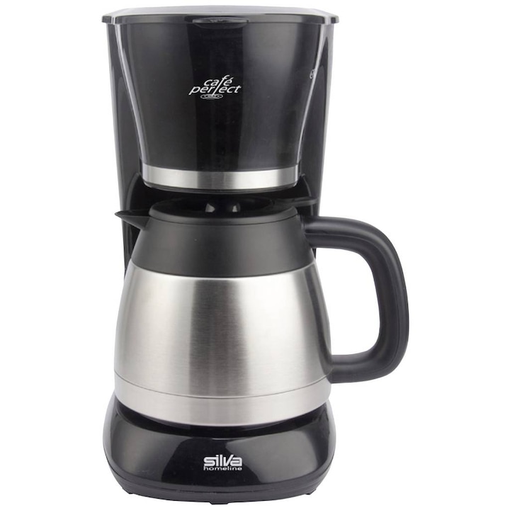 Silva Homeline KA-T 4505 sw Masina de cafea Negru, finisaj Inox Volumul cazii = 10 401001
