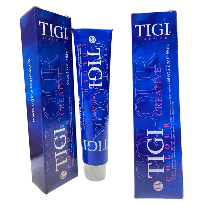 Vopsea de păr, Tigi, Colour Creative, 5/7 Maro deschis cenușiu, 60 ml