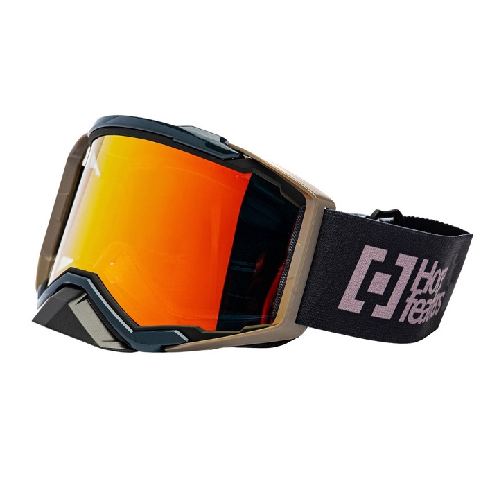 Ochelari de sport Horsefeathers Garett, formă cilindrică, protecție UV 100%, set cu lentilă suplimentară, carcasă rigida cu fermoar