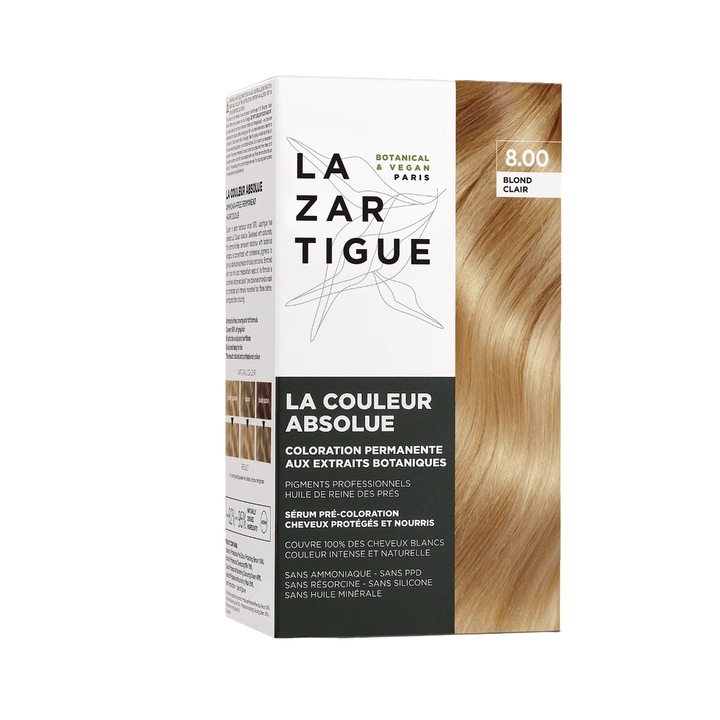 Vopsea de păr, Lazartigue, La Couleur Absolue, blond deschis, 143 ml