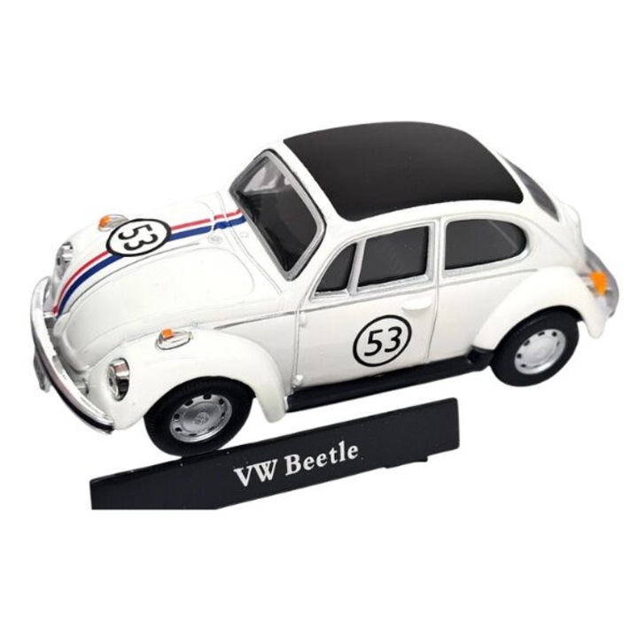 Volkswagen Beetle #53 Herbie autómodell 1:43 méretarányban, Cararama