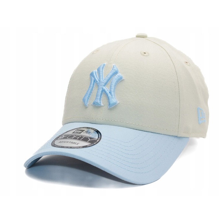 New Era WS Patch 9Forty New York Yankees világos bézs sapka, egy méret