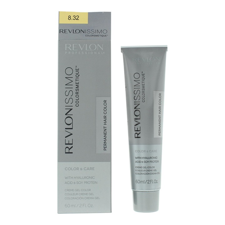 Vopsea de păr Revlonissimo Colorsmetique, 8.32 Blond Auriu Pearl, 60 ml