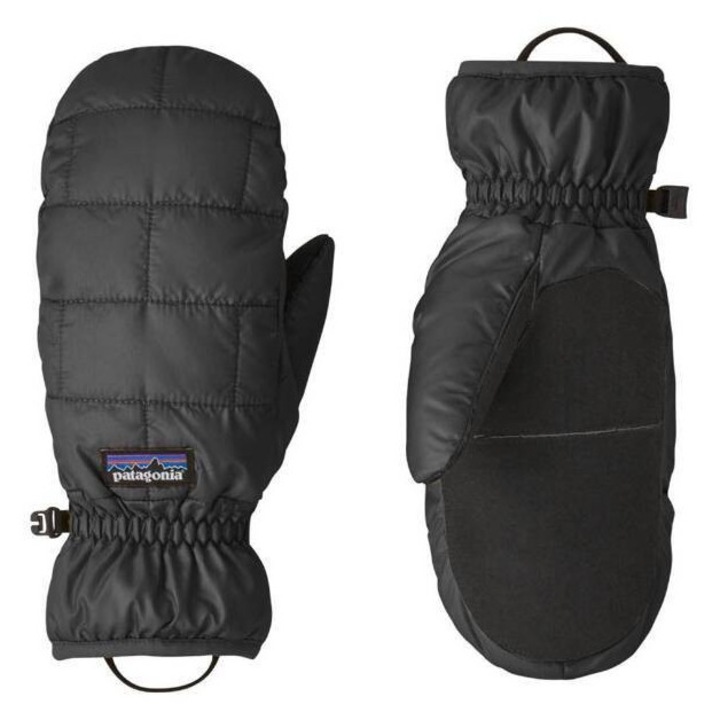 Patagonia Nano Puff Mitts uniszex sportkesztyű, meleg, vízálló, 100% újrahasznosított poliészter, fekete, XS