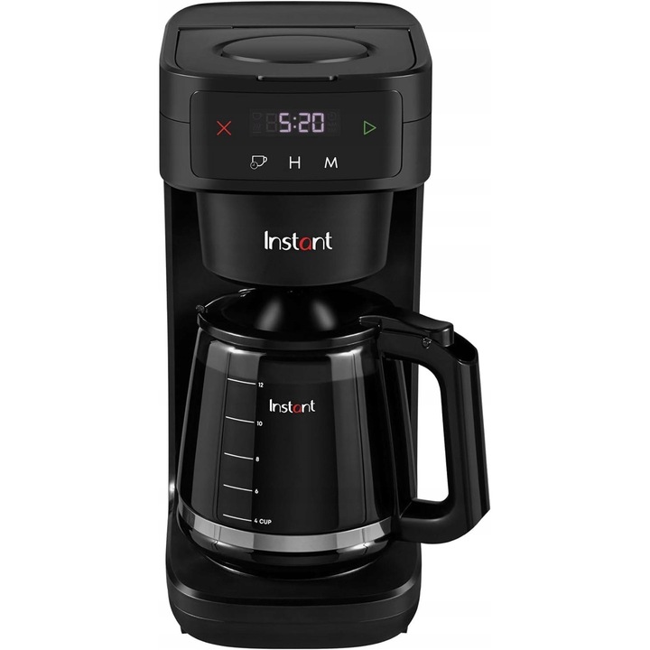 Cafetiere Instant Infusion Brew 1,8L, 12 filizanek, negru, 1400W, dimensiuni 33,3x17,6x35,9cm