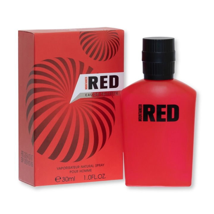 Mountaineer Red férfi eau de toilette, EDT, 30 ml, friss-aromás, piros flakon