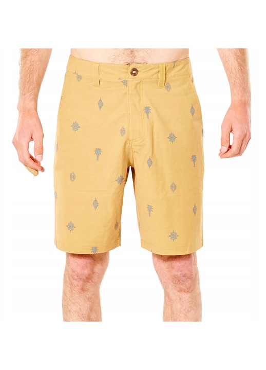 Мъжки къси панталони за плуване Rip Curl Boardwalk Salt Water Culture, жълти, памук, еластан, Жълт