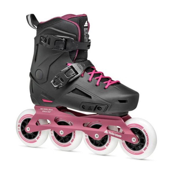 Ролери Rollerblade Lightning 90, 4x90mm, черен/розов, 40.5