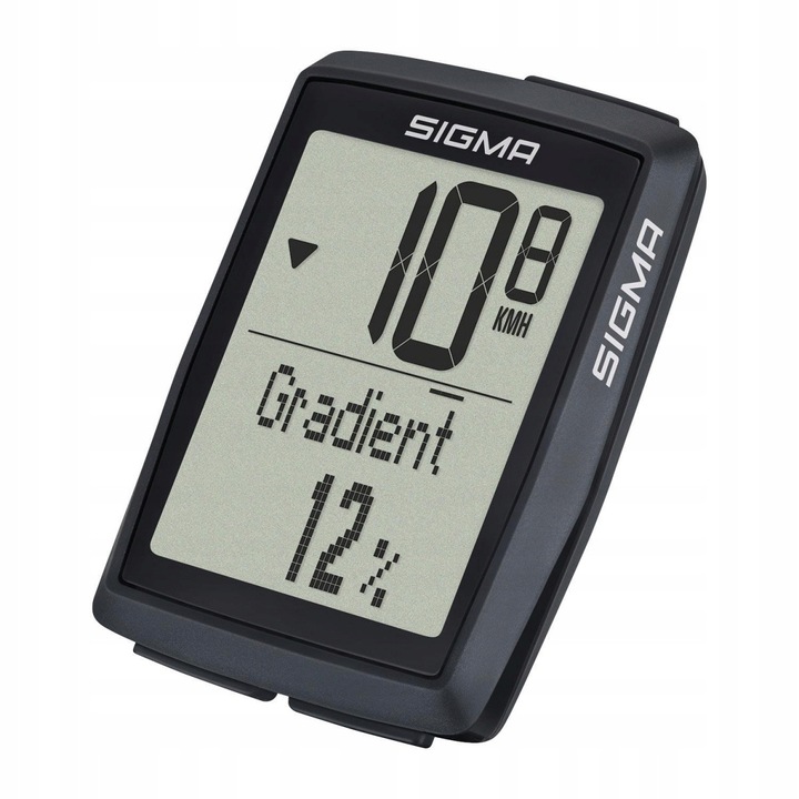 Велокомпютър Sigma BC 14.0 WL, комплект със сензор за скорост, 31x41mm, водоустойчив, за два велосипеда