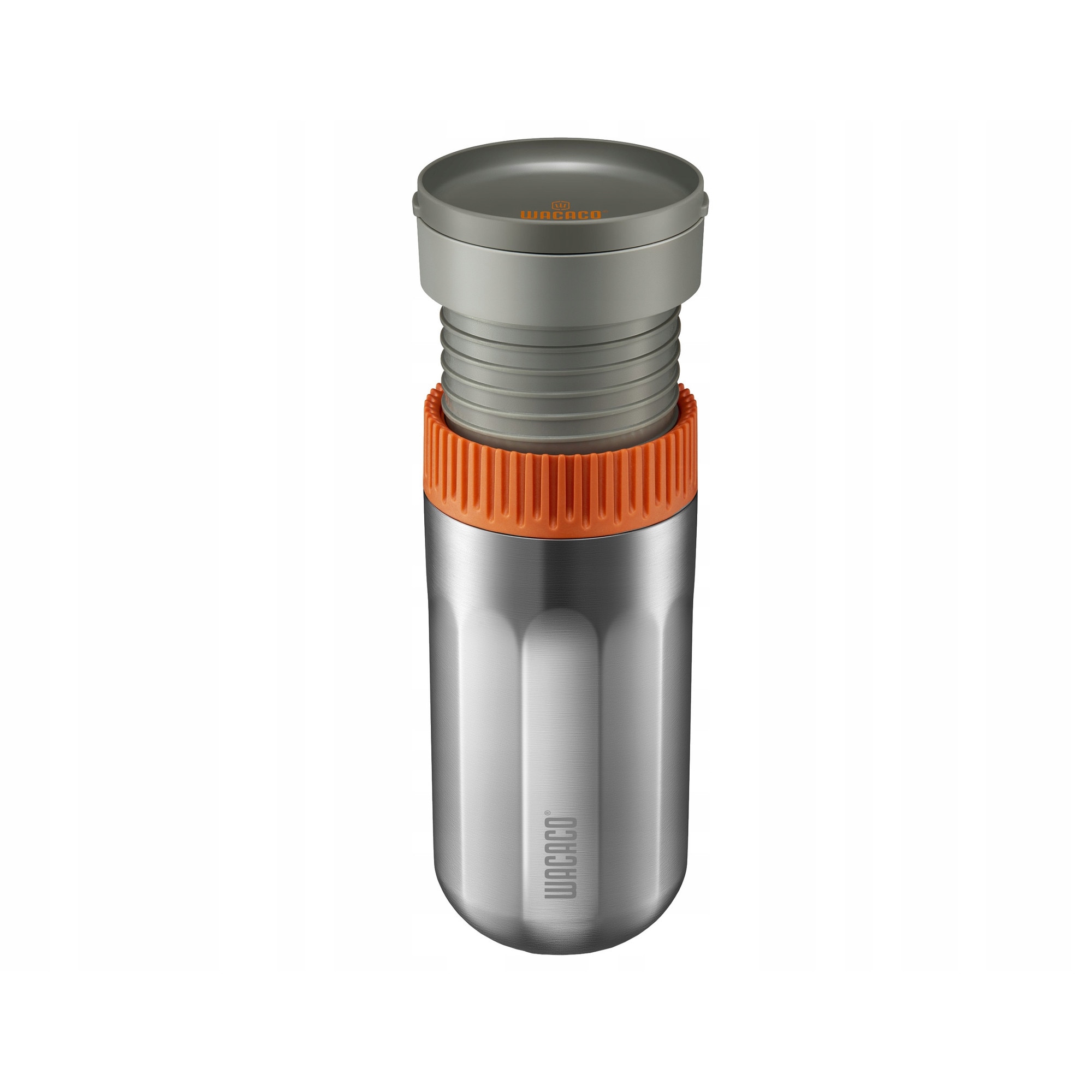 Espressor portabil cafea Wacaco Pipamoka, inox, 300ml, 73x18.2cm