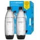 SodaStream Fuse 2x1l palack szett, újrahasználható, fekete