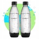 SodaStream Fuse 2x1l palack szett, újrahasználható, fekete