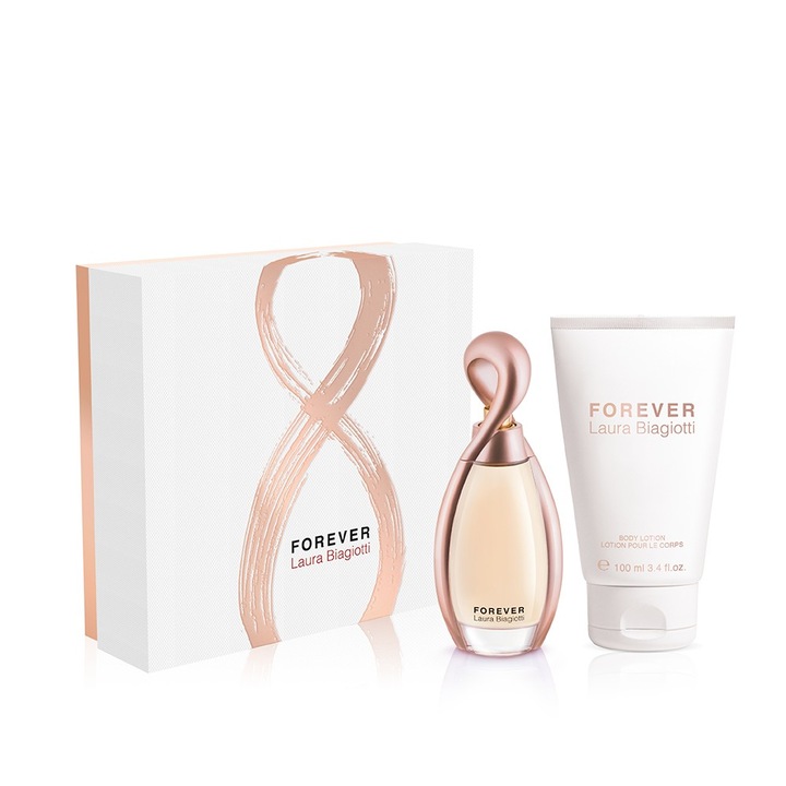 Set Laura Biagiotti: Forever, Apa de parfum, Pentru femei, 60 ml + Forever, Hidratant, Corp Crema, Corp, 100 ml