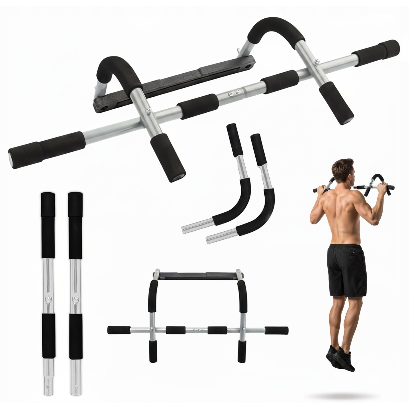 Bara pentru tractiuni Ultrasport 4-in-1, montaj fara gaurire