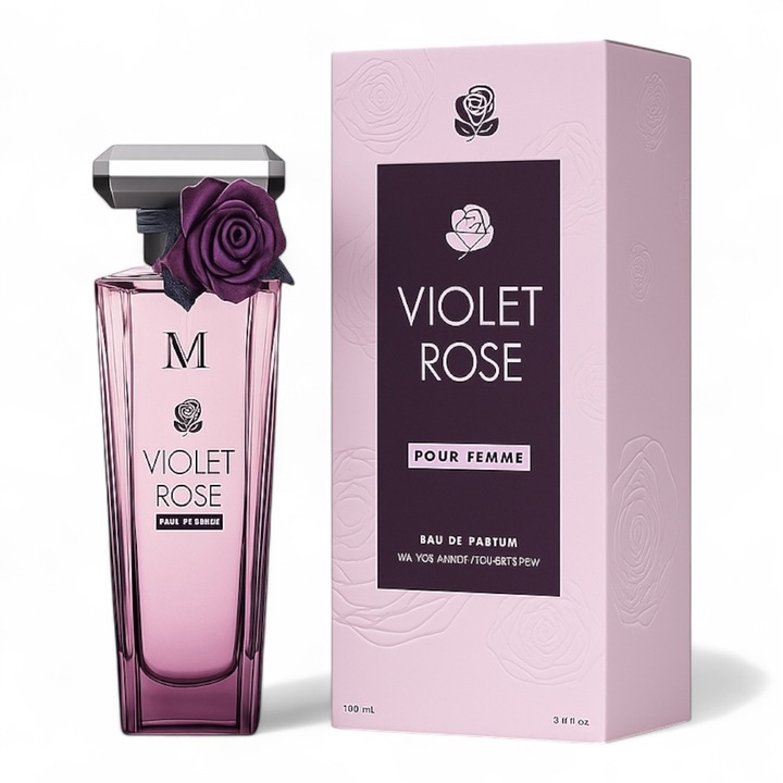 Apa de Parfum MONTAGE BRENDS Violet Rose 100ml, note fructate și florale, pentru femei